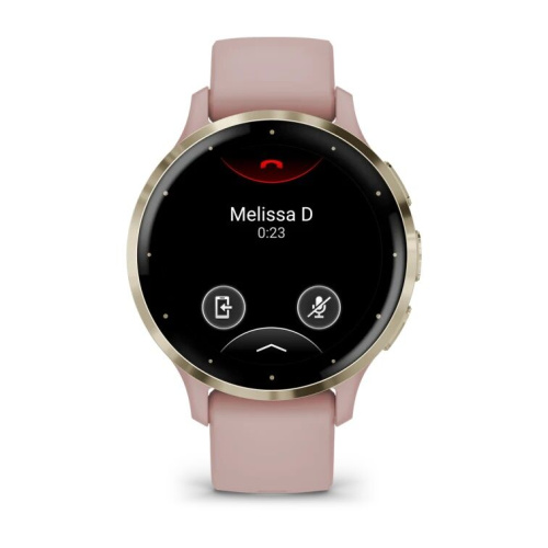 Часы Garmin Venu 3S Soft gold with dust rose case 010-02785-03  фото 3