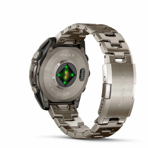  Часы Garmin Fenix 8 47mm Amoled Sapphire Titanium Band Graphite 010-02904-40 фото 4