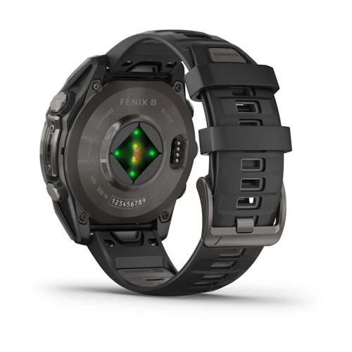 Часы Garmin  Fenix 8 47mm Amoled Sapphire Titanium Carbon Gray 010-02904-21 фото 6