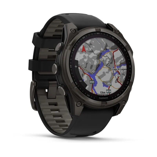 Часы Garmin Fenix 8 47mm Solar Sapphire Titanium Carbon Gray 010-02906-11 фото 4