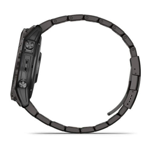 Часы Garmin  Fenix 7X Pro Sapphire Solar Carbon Gray Titanium Band 010-02778-30 фото 7