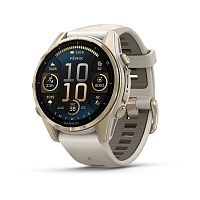 Часы Garmin  Fenix 8 43mm Amoled Sapphire Soft Gold 010-02903-11