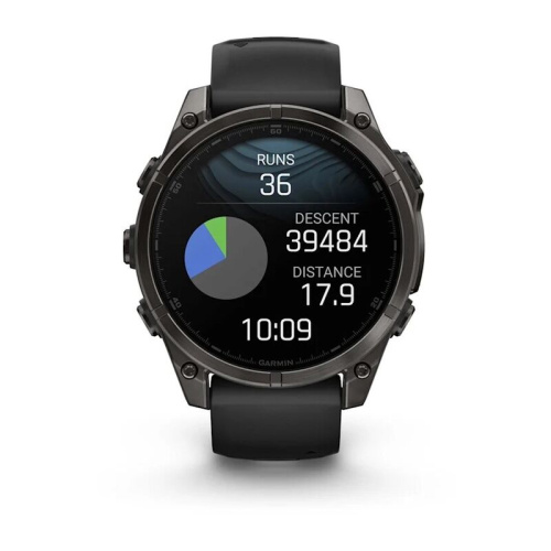 Часы Garmin  Fenix 8 47mm Amoled Sapphire Titanium Carbon Gray 010-02904-21 фото 5