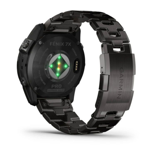 Часы Garmin  Fenix 7X Pro Sapphire Solar Carbon Gray Titanium Band 010-02778-30 фото 6