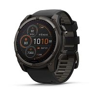 Часы Garmin  Fenix 8 51mm Solar Sapphire Titanium Carbon Gray 010-02907-11