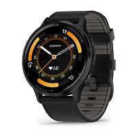 Умные часы Garmin Venu 3 Stainless Steel Bezel with Black Case and Silicone Band (010-02784-51)