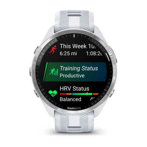 Часы Garmin Forerunner 965 White Band 010-02809-11 фото 3